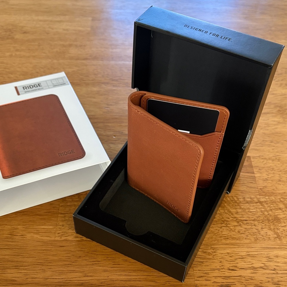 Ridge Bifold Leather Wallet
